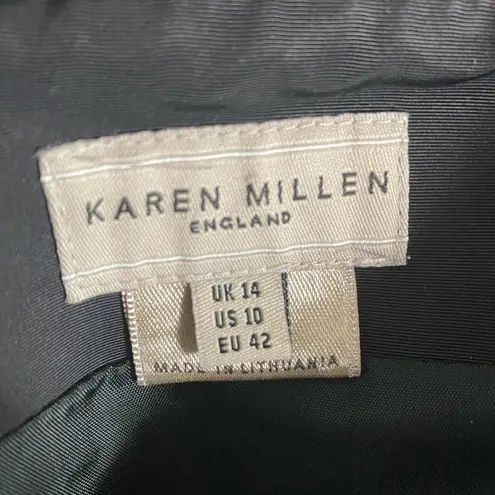 Karen Millen  Black England SZ 10 Full Tulle Skirt