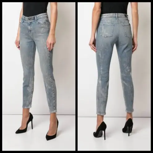 πRTAπ Madrid Skinny Jeans Silver Sun Blue 23 NWT