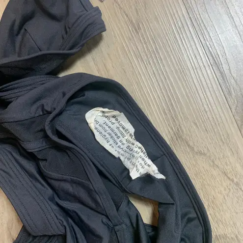 NWT Kopper & Zink Harper Strappy Cut Out Mesh One Piece Swimsuit Black Size XS