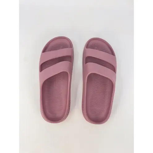 Bombas Women Slippers Pink Friday Slide Flat Lightweight Waterproof Slip On US 5