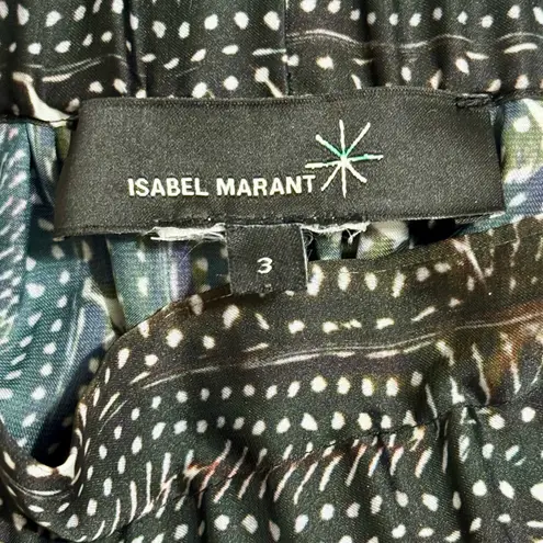 Isabel Marant Bohemian Harlem Elastic Waist Print Size L