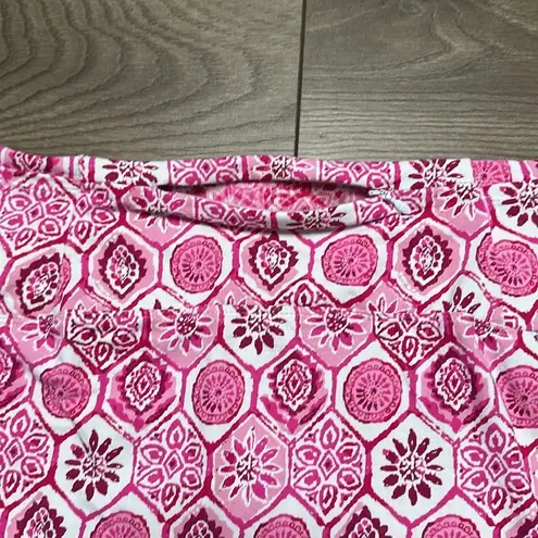 IBKUL 15” Terra Print Swing Golf Skirt Skort Pink Size Large