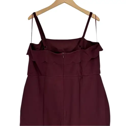 Nine Britton Arianca Merlot Midi Dress Sleeveless size 1X