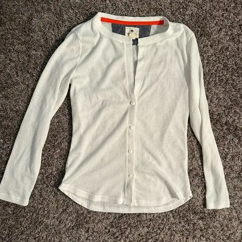 Sperry Women’s  Button Up White Long Sleeve Size L