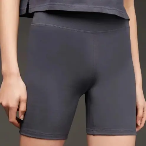 ONIA NWT Everyday Bike Short Gunmetal Stretchy Biker Shorts Athleisure Stretchy