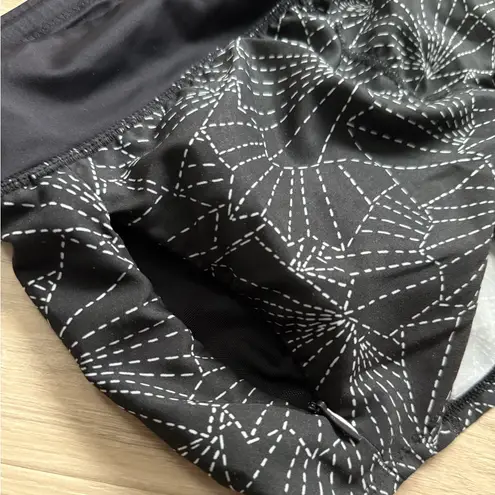 Title Nine Wahine Women’s Swim Shorts - Sashiko | Black/White | Small