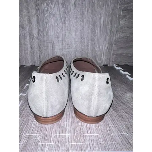 Ron White Women's Gray Suede Slip