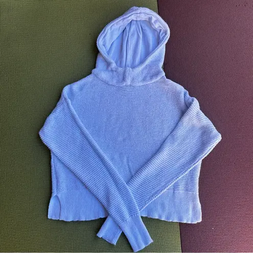 All In Motion  Soft Blue Knit Hoodie/ sweater thumbnail 1