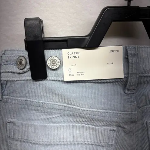 American Eagle Light Blue Corduroy Pants