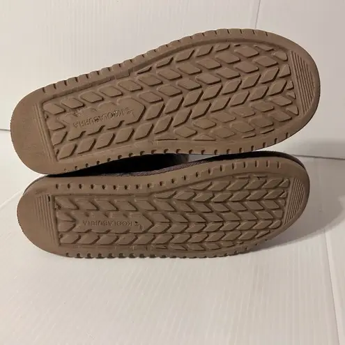 Koolaburra S/N 1114692 taupe leather winter boots women size 7 Brown