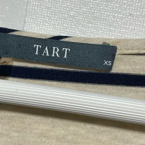 Tart Striped 3/4 Sleeve Dress Casual Comfortable XS