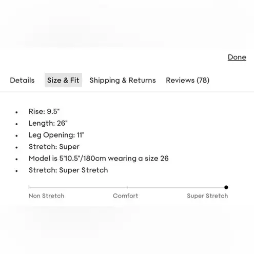 Aritzia  Denim Forum The Nico Mid Rise Skinny Jeans Women's 27 Slim Stretch Crop