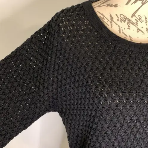 Athleta  Seychelles linen blend honeycomb knit sweater M