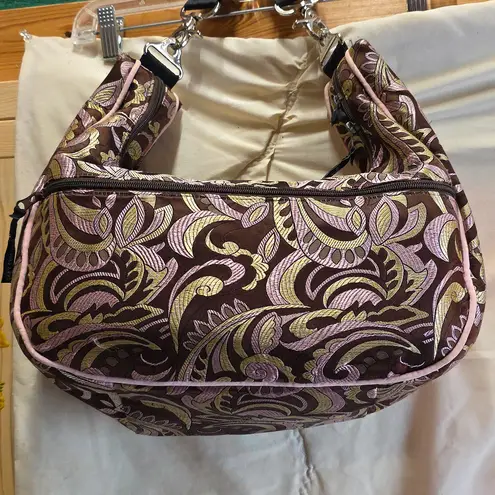 Petunia Pickle Bottom Baby Chic Paisley Diaper Bag With Changing Mat Brown