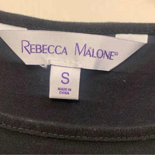 Rebecca Malone Dachshund Christmas Theme Long Sleeve Small Shirt. 2511