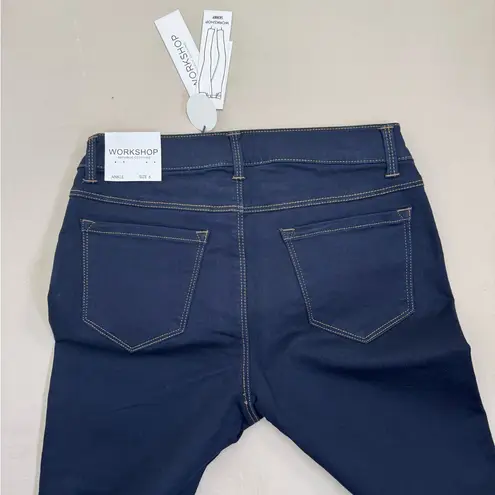 Workshop Republic Clothing WORKSHOP Republic Womens Size 6 Darkwash Skinny Jeans Ankle Stretch Modern