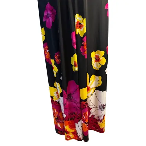 Jones Wear Halter Neck Floral Maxi Dress - Size 8