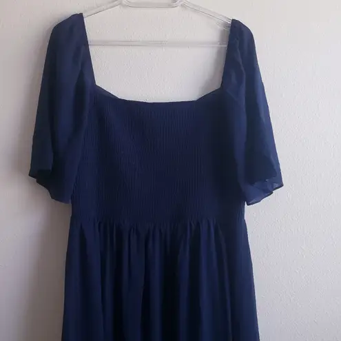Baltic Born Sierra Sweetheart Blue Maxi Dress New Without Tags