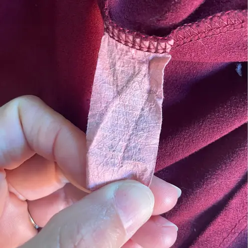 Vibe Sportwear Vibe Sportswear Suede Bodycon Dress XL Maroon Red Preppy Athleisure Streetwear