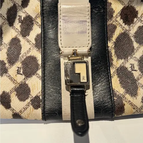 L.A.M.B. Vintage Leopard Cheetah Print Carlisle Purse/Clutch