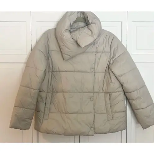 Banana Republic  funnel neck cropped puffer jacket small