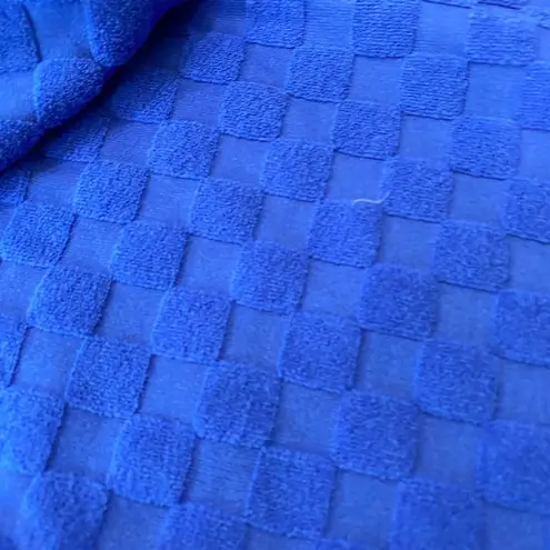 TJ SWIM Vibrant Blue Terry cloth Sleeveless swim cover up mini dress Size M/L Size M