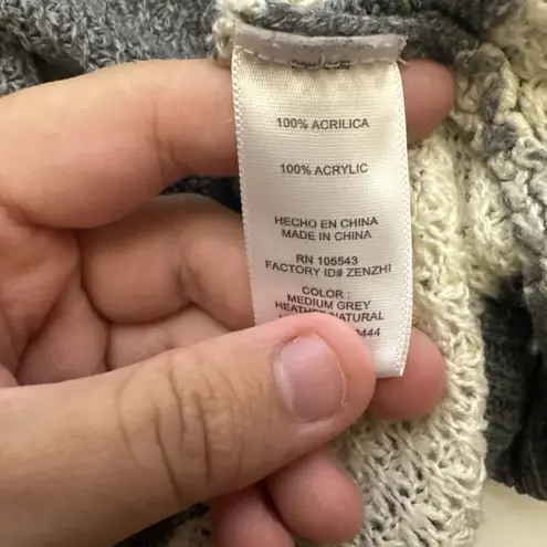 Daisy Fuentes Cardigan Women’s Small Open Front Sweater with Pockets Long Sleeve