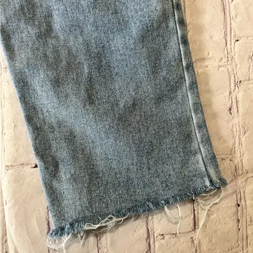 Circus NY Sam Edelman Two Tone High Rise Straight Leg Boyfriend Jeans Size 27 Blue