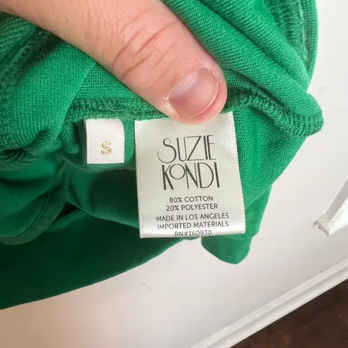 Suzie Kondi NWT - Unisex Zip Jacket Velour Jelly Bean Green Track Full Zip