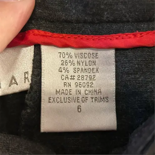 Kenar Women's Skinny Jegging Pants Size 6 Charcoal Gray Casual