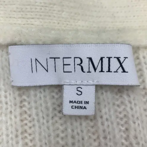 Intermix  Ella Jewel Cardigan Wool Ivory 
Sweater Size Small