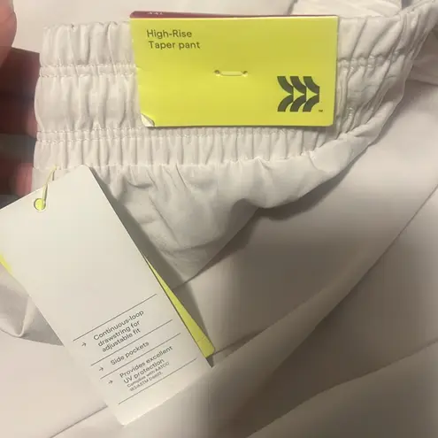 All In Motion NWT Beige High Rise Taper Pant Elastic Waist Drawstring Size 2XL