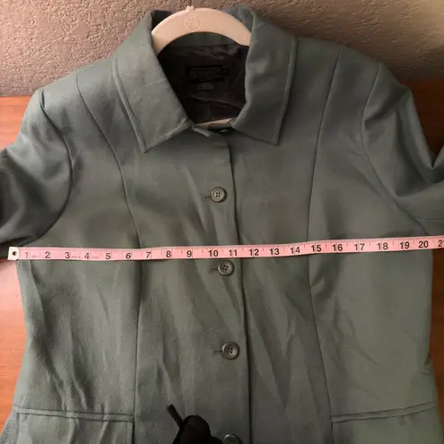 Pendleton Wool Blazer Jacket Size 16 Blue Green Made in El Salvador