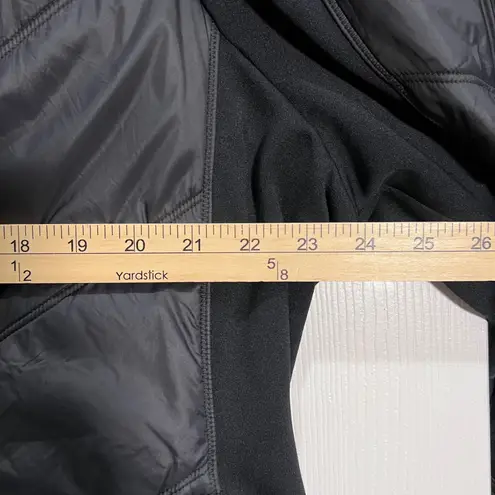 Athleta Women's Black Quilted Hooded Jacket Coat Puffer 1X Plus Size Fall Winter