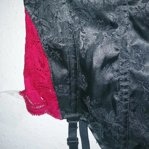 Frederick's of Hollywood M 36 Bustier Bra Garter Belt Set Lingerie