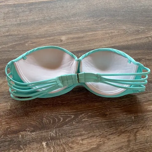 Mint Strappy Bandeau Bikini Top Size Small
