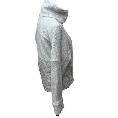 LULULEMON Show Me The Sherpa Jacket Women Size 6 Heathered Ceramic