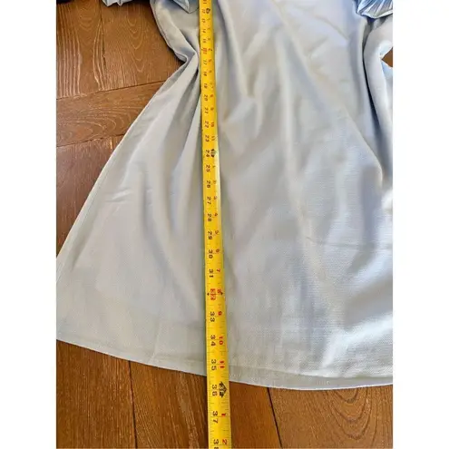 Shop The Mint What A Vision Light Blue Ruffled Dress Size Medium