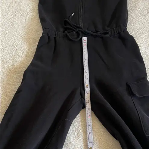 The Range Jet Black Hoodie Jumpsuit, Size S (NWT)