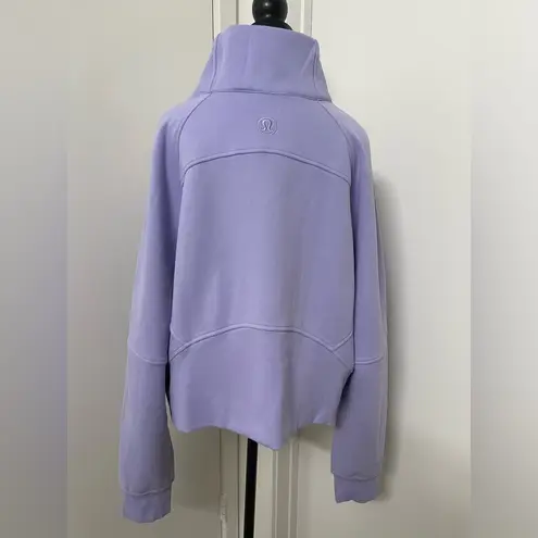 Lululemon Scuba Oversized Funnel - Neck Half Zip - Lilac Smoke