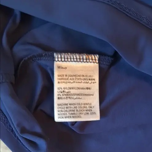 Alfani Fitted Sleeveless Blue Tank Top