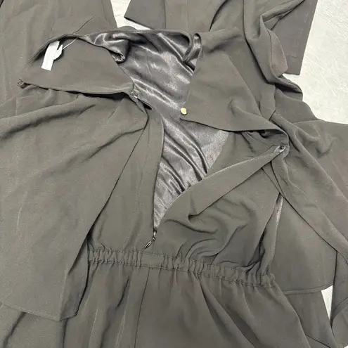 New York And Company Women’s New Black Wide Leg Jumpsuit Size XS