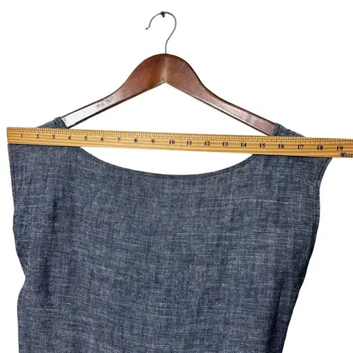 Ozma Chambray Matador Jumpsuit Organic Cotton Hemp Jumpsuit XS Blue