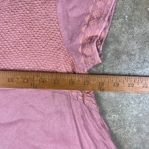 Judith March Textured Pink Top