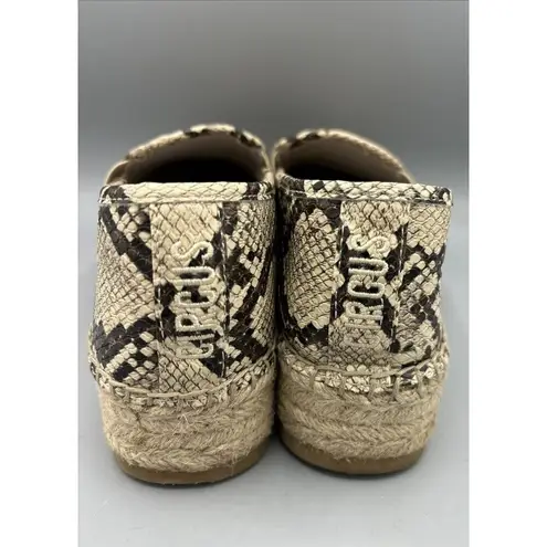 Circus by Sam Edelman Snakeskin Espadrille Slip On Shoes Women’s 9