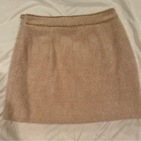 Endless Rose Chain-Trimmed High Waisted Mini Skirt