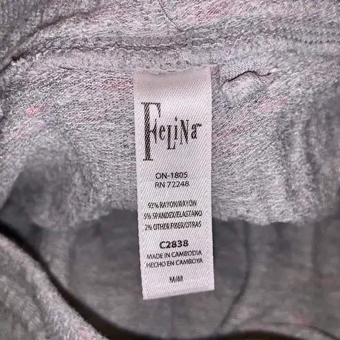 Felina Gray Pajama Set Stretch Cody Long Sleeve Pants