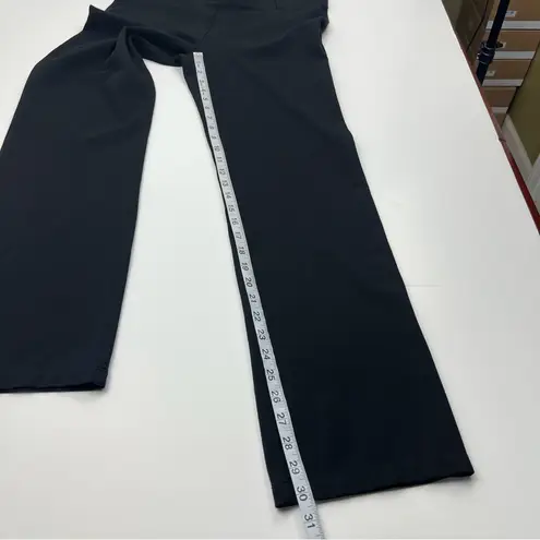 Betabrand Classic Dress Pant Yoga Pant Straight Fit Womens Size Large Black