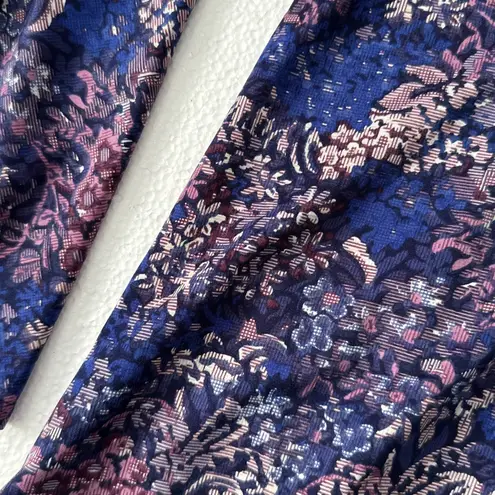 Antthony Women Shirt Small Grunge Dark Floral Purple Whimsigoth Date Holiday