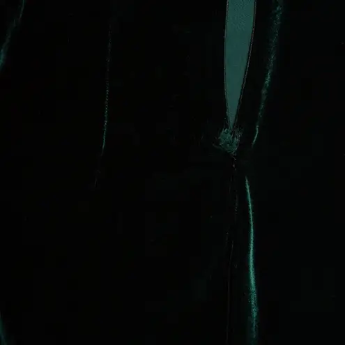 Vintage Green Sequin Beaded Velvet Dress